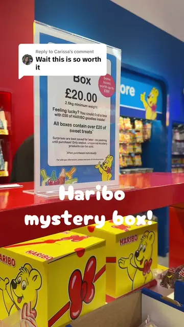 Replying to @Carissa is my second Haribo Mystery box better then my first?! #har