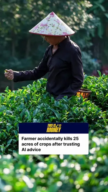 A Chinese farmer lost nearly 25 acres of sesame crops after following AI generat