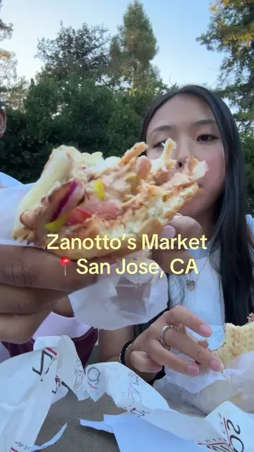 Trying Zanotto’s Market sandwiches. Of course we got Dutch crunch bread, they’re