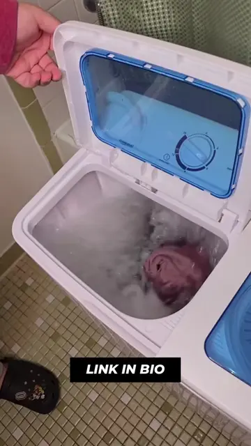 Portable Washing Machine With Dryer  #PortableWashingMachine #MiniWashingMachine
