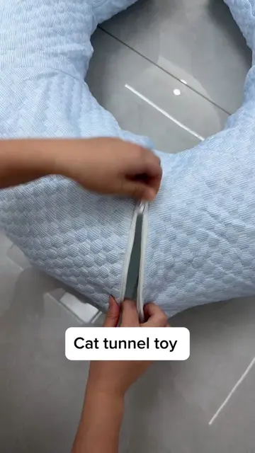 🌀 Cooling cat tunnel 3 modes • Ice-bead fabric • 26cm wide Detachable • Award-w