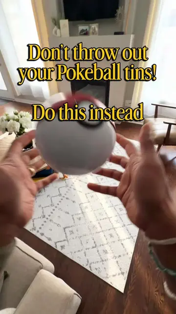 Pokeball Tin life hack! I don’t know how my wife puts up with me 😂 #pokemoncard