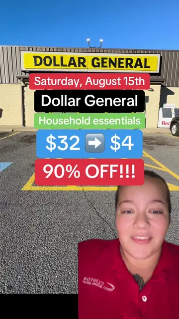 Dollar General Saturday Deal August 15th 08/15/26 #dollargeneral #dollargeneralc