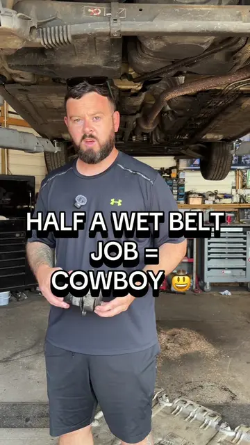🚨 WET BELT CHANGED… BUT THEY LEFT THE OLD WATER PUMP?! 🤠 That’s what we call a
