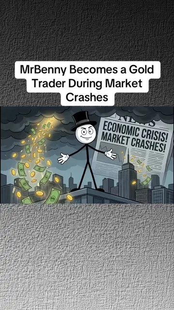 When the market crashes, MrBenny makes money. #finance #mrbenny #money #story #b