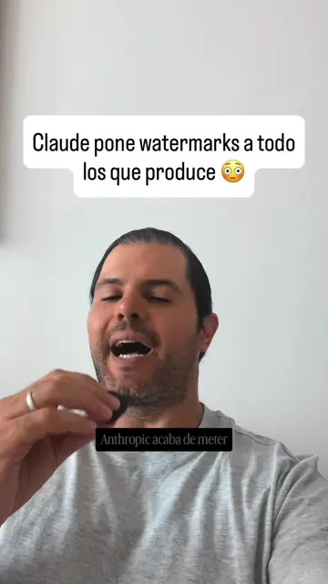Marca de agua invisible en Claude desde el 2 de agosto. No la puedes apagar y el