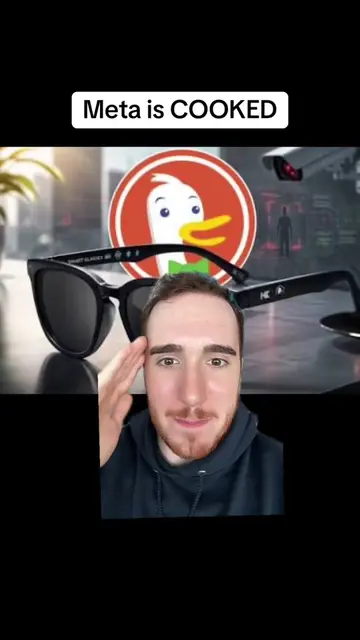 DuckDuckGo just dropped their smart glasses #money 