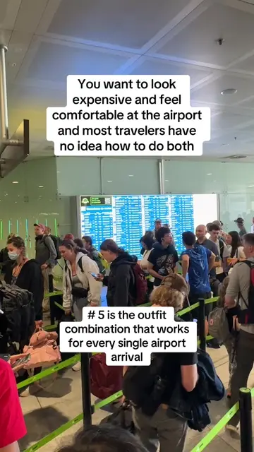 You want to look expensive and feel comfortable at the airport and most traveler
