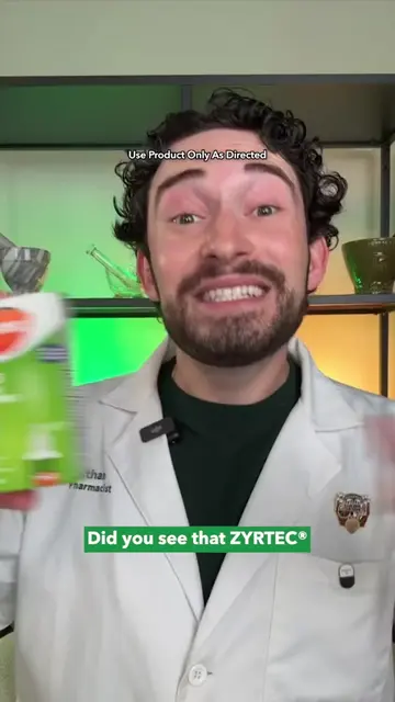 NEW ZYRTEC™ Allergen Shield Spray blocks allergens in minutes and defends for up