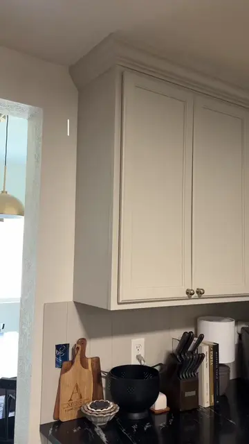 We used the stock cabinets from Home Depot in our kitchen remodel so we ended up