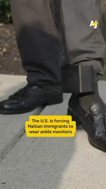 The U.S. is forcing some Haitian immigrants to wear ankle monitors as it prepare