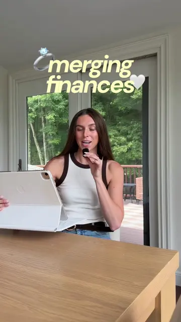 how were start to merge finances 💍 this is obv new to me so i think it’ll be tr