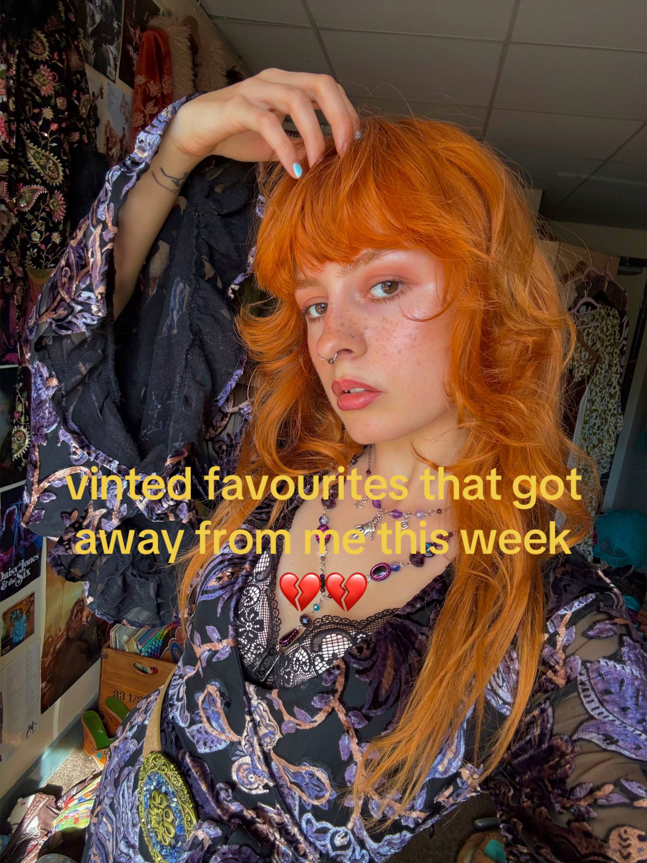 when i catch whoever’s bought my vinted favourites… #70sfashion #hippiestyle #70