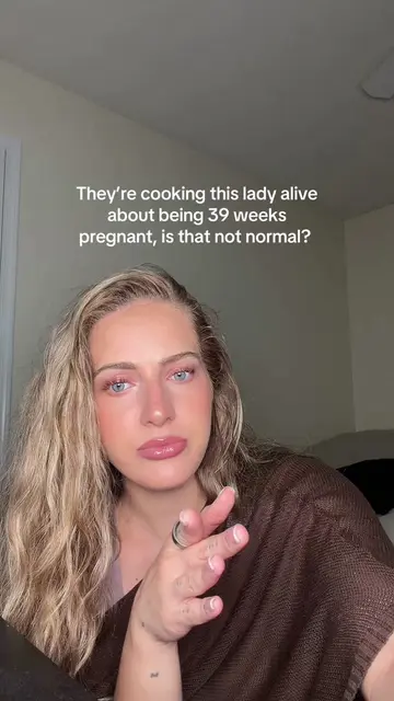 Isn’t 40 weeks full term? #pregnancytiktok #pregnanttiktok #healthcare 