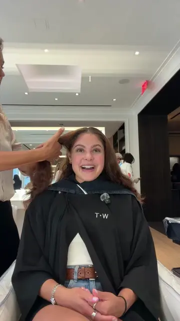 Hair transformation with @Warren Tricomi Salons colorist is Ridvana, cut & style