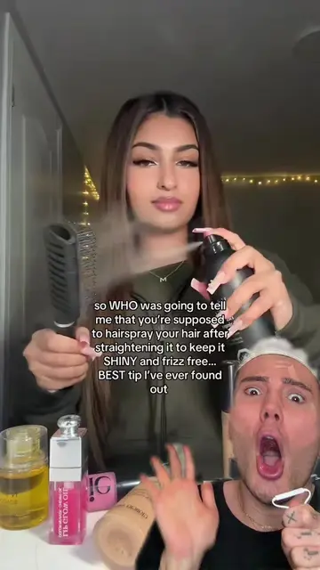 VIRAL HAIRSTYLE HACK!😱 Credit: @maha #hairstyletutorial #hairstyles #hairtutori