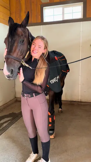 Just tacking up the sweetest girl ever🥺 #horsegirl #grwm #fypシ #horsecare #farm