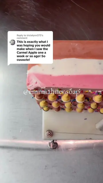 Replying to @tricialynn373 Cutting Sprinkle of Sprinkles 🍦  #soapcutting #soap 