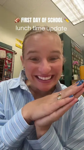 Lunch time update from the first day of school 😛😛😛 #teacher #nfelementary #nf