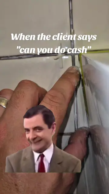 When the client hits you with “can you do cash?” 👀😂 Every contractor knows thi