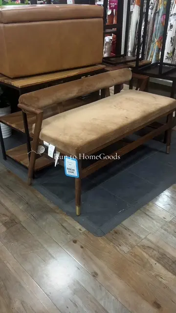 Such a unique bench!  #homegoods #homedecor #homegoodsfinds 