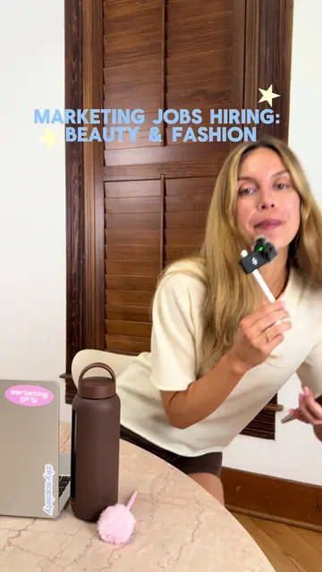 beauty and fashion marketing jobs hiring now 🩵 #marketingjobs #marketinggirlies
