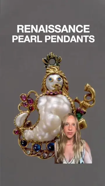 The wild world of Renaissance pearl pendants #pearls #renaissance #History #jewe