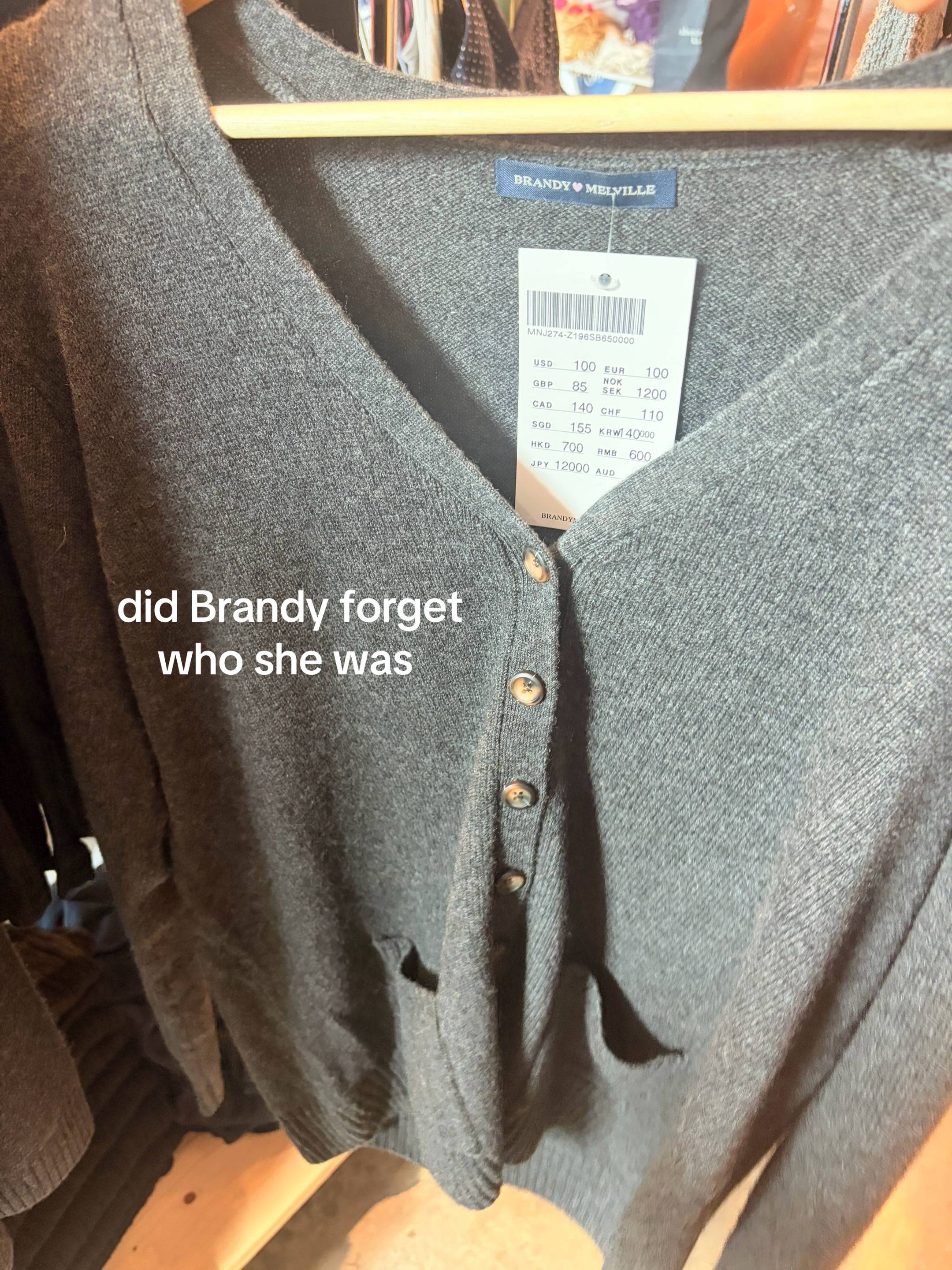 Genuinely WHAT. Jaw was dropped at that price for Brandy what’s going on 