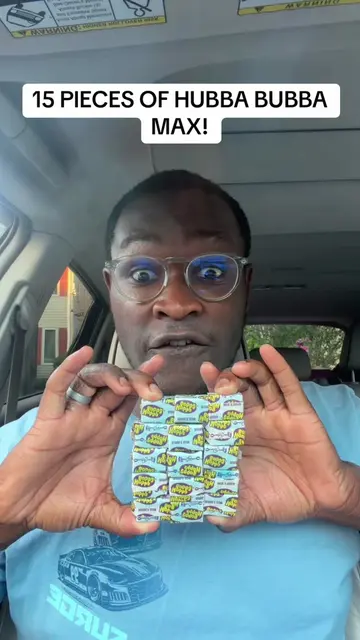15 PIECES OF HUBBA BUBBA MAX! #hubbabubbamax #challenge #hubbabubba #chewinggum 