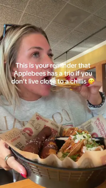 It’s my fav!!!  #applebees #tripledipper #trio #fyp #trending 