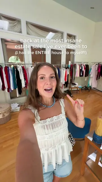 I got invited back for last dibs on all what’s left of the vintage clothing!!! I
