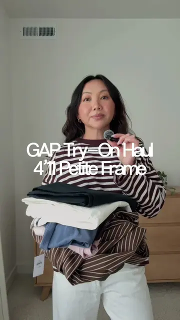 Gap Friends & Family starts today, so perfect timing for a little try-on 👀 Sadl