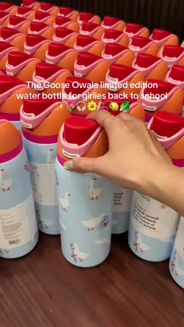 Girls, this Goose Owala limited edition water bottle is so so cute ✨🌷🫧 #owala 