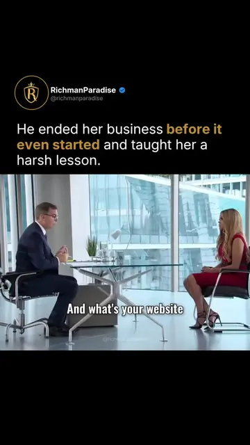 She walked into the room asking for an investment, but she didn't even own her o