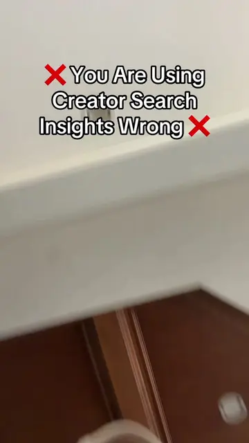 How to use creator search insights to get more views #creatorsearchinsights #tik