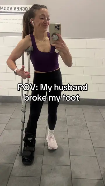 MY HUSBAND BROKE MY FOOT…. Story time: Carl was rubbing my feet. Well, he decide