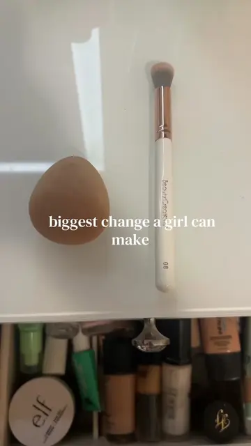 the biggest change a girly can make🤭✨   #makeup #makeupbrush #beautyblender #ma