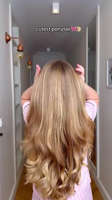 Easiest Way of ponytail 🚩🎧🎗️#creatorsearchinsights #viralvideotiktok #foryour