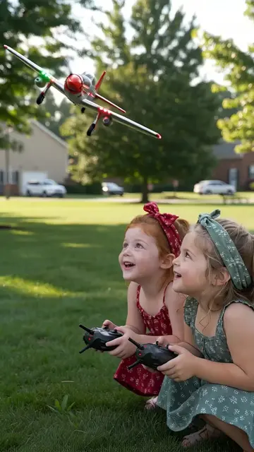 "Our RC plane accidentally hit grandpa’s bald head #RCPlane #RemoteControlPlane 