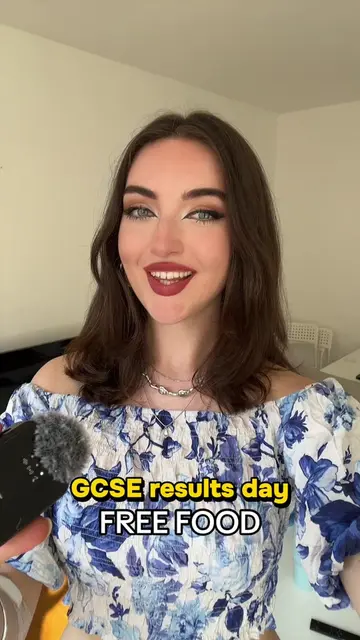 FREE FOOD ON GCSE RESULTS DAY 🍕 #gcses #gcse #year11 #resultsday #gcseresults 