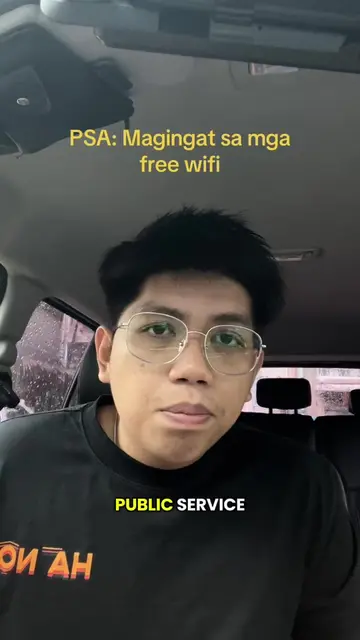 Okay lang gumamit ng free wifi basta safe and secure oki #IT #computerscience #f