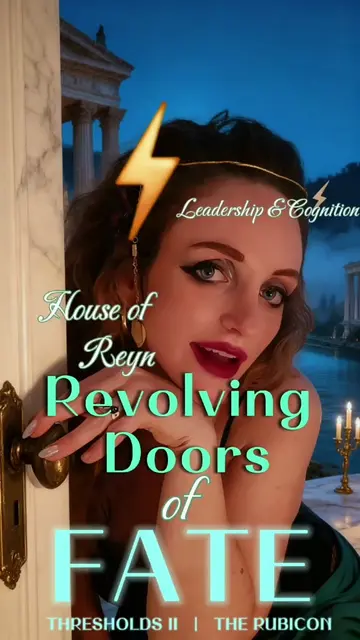 THE RUBICON: REVOLVING DOORS OF FATE™ ⚡️ What does “crossing the Rubicon” actual