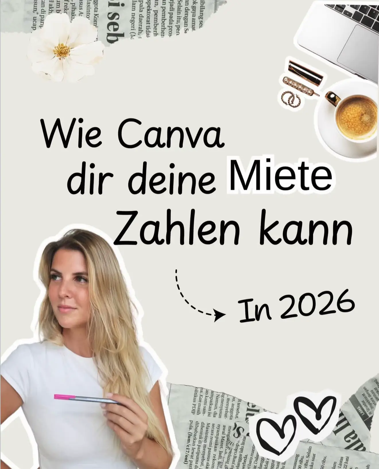 Es sind nur 3 Schritte dazu nötig, um mit Canva deine Miete zu zahlen 🥰 #etsyti