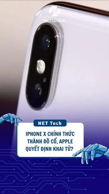 Còn ai vẫn còn đang sử dụng iPhone X không? #netspace #technology #apple #iPhone