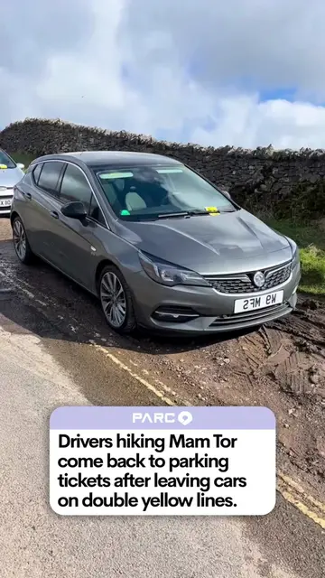 Nothing like finishing a hike up Mam Tor and coming back to a parking ticket 😭 
