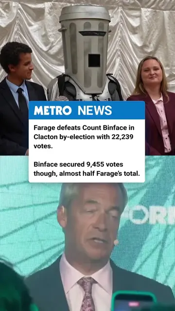 Nigel Farage has been successfully re-elected as MP at the Clacton by-election w