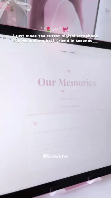 the best app for making a cute digital scrapbook for your bestie 🥺‪‪❤︎‬ Dola Pr