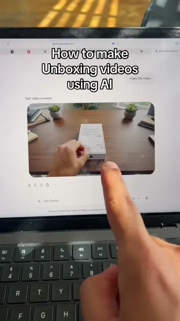 How to make unboxing videos all using AI #ai #unboxing 