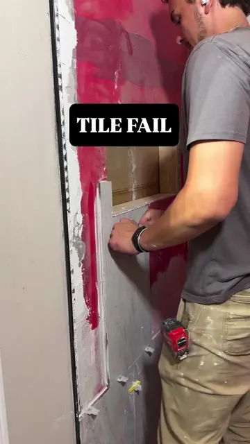 Just one of those days… we all have em #tile #fail #building #dıy #shower