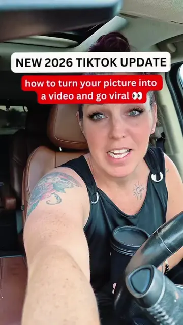 NEW 2026 UPDATE TIKTOK - tutorial on how to turn a photo into a video and go vir